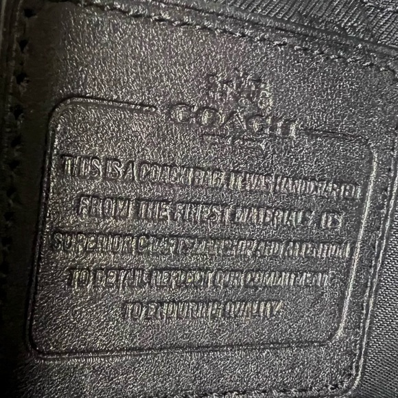 Coach 36314 Dufflette in
Signature Jacquard Leather
Black Smoke EUC - Picture 14 of 16